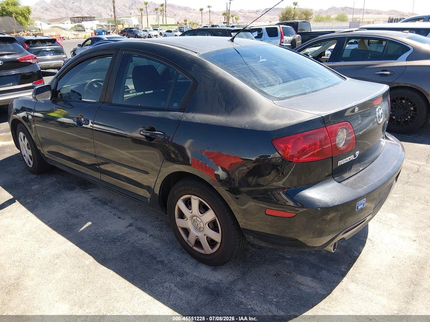 2006 Mazda 3 VIN JM1BK12F761453349 IAAI salvage auction — NORMAL WEAR, Clear (Nevada), sold $225 on 2026-07-17 (photo 3)