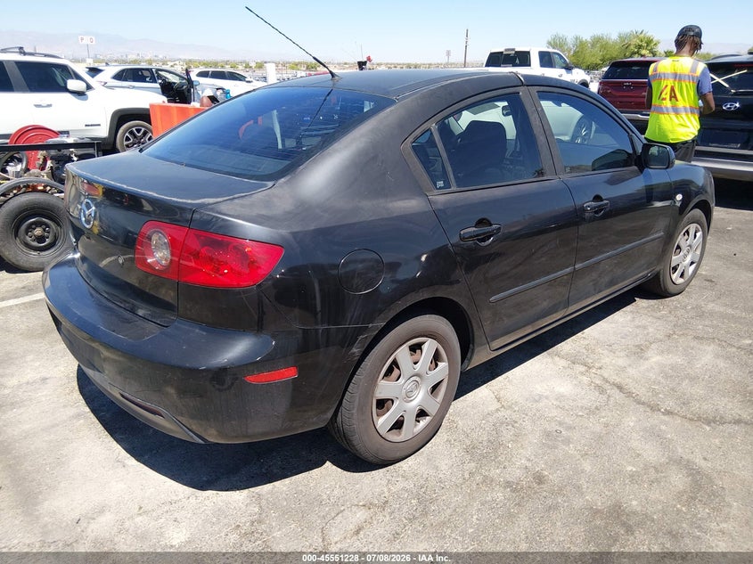 2006 Mazda 3 VIN JM1BK12F761453349 IAAI salvage auction — NORMAL WEAR, Clear (Nevada), sold $225 on 2026-07-17 (photo 4)