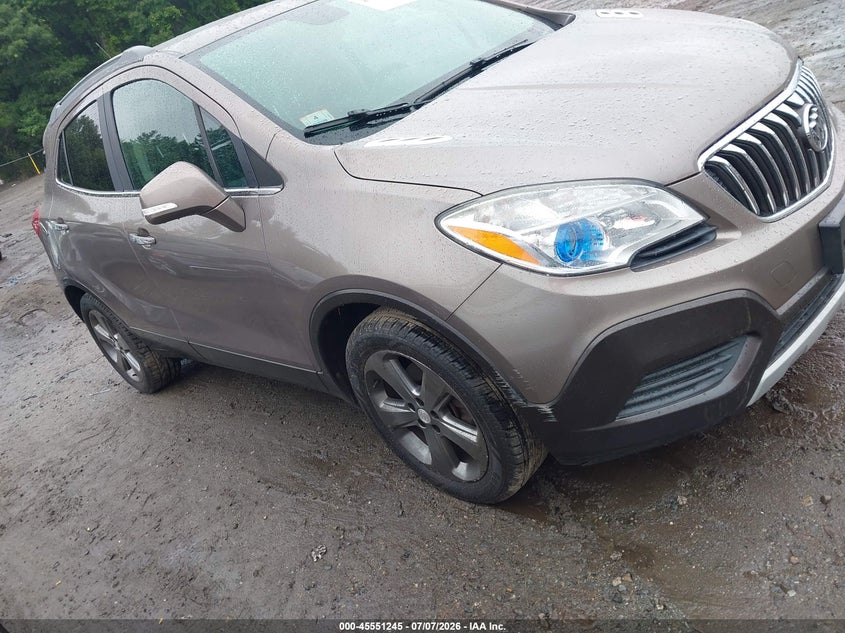 2014 Buick Encore VIN KL4CJASB4EB757780 IAAI salvage auction — NORMAL WEAR, Clear (Massachusetts), sold $100 on 2026-07-28 (photo 1)