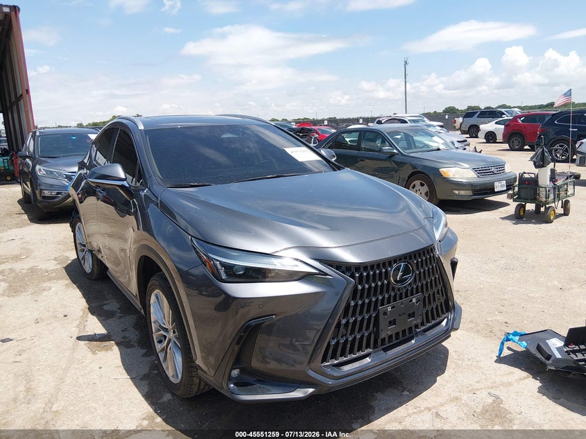 2025 Lexus NX 350 VIN 2T2GGCEZXSC085551 — IAAI salvage auction photo