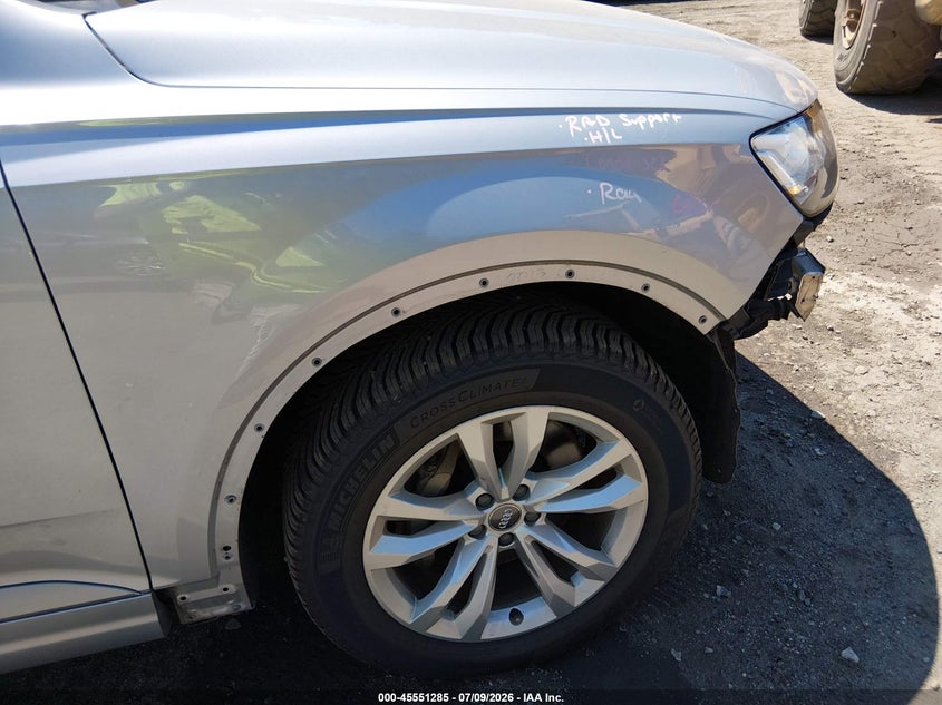2017 Audi Q7 VIN WA1LAAF70HD047239 IAAI salvage auction — FRONT END, Salvage (Rhode Island), sold $6,250 on 2026-08-19 (photo 6)