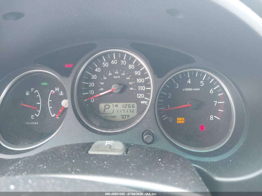 2006 Subaru Forester VIN JF1SG65696H745513 IAAI salvage auction — NORMAL WEAR, Clear (North Carolina), sold $775 on 2026-07-10 (photo 7)