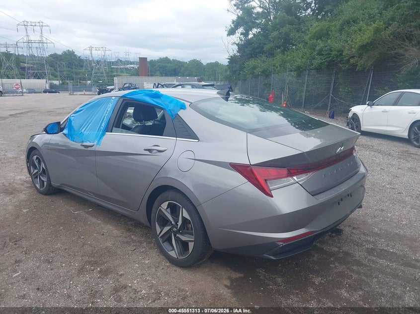 2023 Hyundai Elantra VIN KMHLN4AJ5PU046273 IAAI salvage auction — RIGHT FRONT, Salvage Title, sold $5,500 on 2026-07-19 (photo 3)