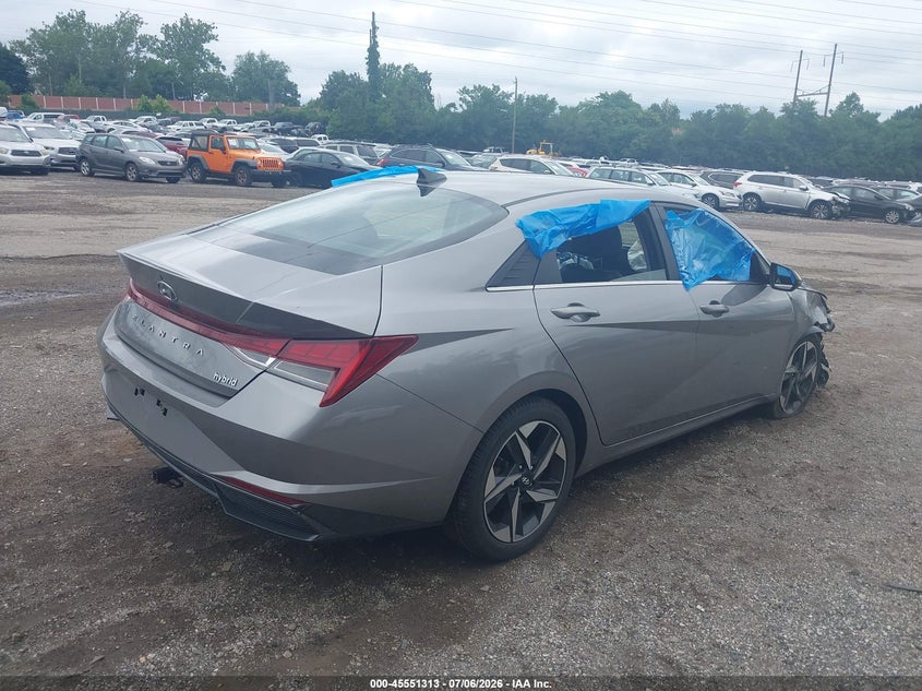 2023 Hyundai Elantra VIN KMHLN4AJ5PU046273 IAAI salvage auction — RIGHT FRONT, Salvage Title, sold $5,500 on 2026-07-19 (photo 4)