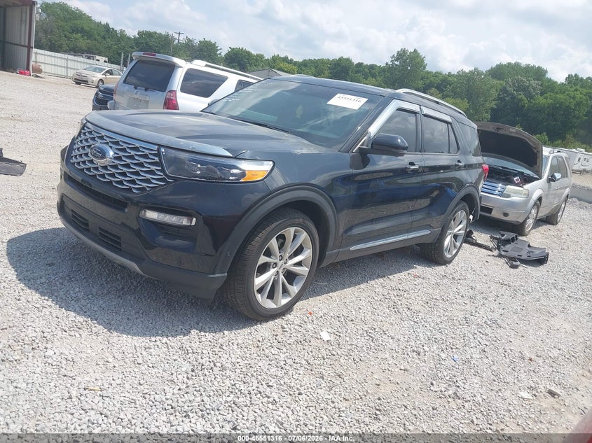 2021 Ford Explorer VIN 1FM5K8HC9MGB30333 IAAI salvage auction — REAR END, Salvage (Ohio), sold $10,100 on 2026-08-21 (photo 2)