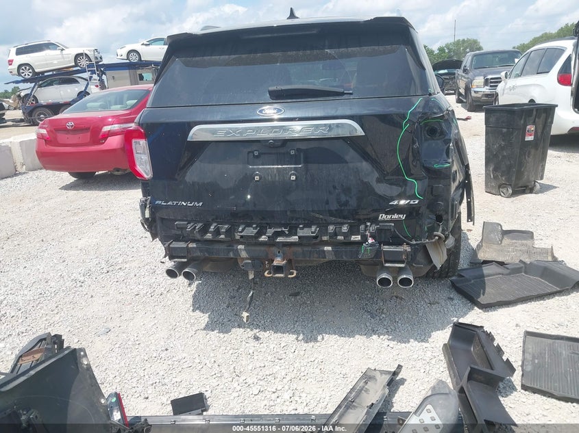 2021 Ford Explorer VIN 1FM5K8HC9MGB30333 IAAI salvage auction — REAR END, Salvage (Ohio), sold $10,100 on 2026-08-21 (photo 6)