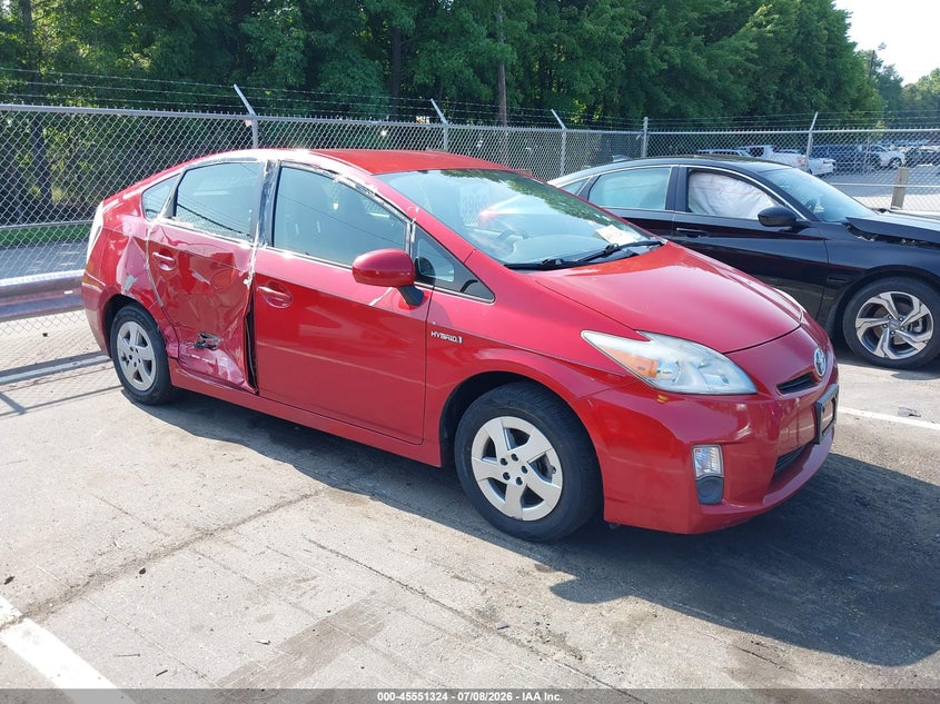 2011 Toyota Prius VIN JTDKN3DU5B0313573 IAAI salvage auction — RIGHT SIDE, Salvage (North Carolina), sold $1,575 on 2026-07-30 (photo 1)