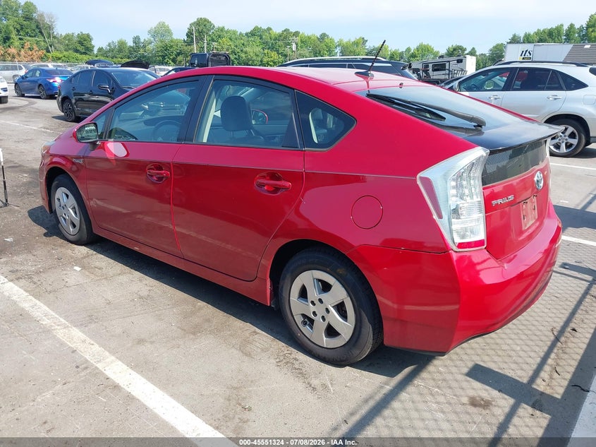 2011 Toyota Prius VIN JTDKN3DU5B0313573 IAAI salvage auction — RIGHT SIDE, Salvage (North Carolina), sold $1,575 on 2026-07-30 (photo 3)