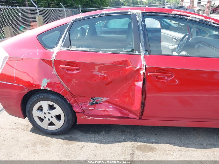 2011 Toyota Prius VIN JTDKN3DU5B0313573 IAAI salvage auction — RIGHT SIDE, Salvage (North Carolina), sold $1,575 on 2026-07-30 (photo 6)