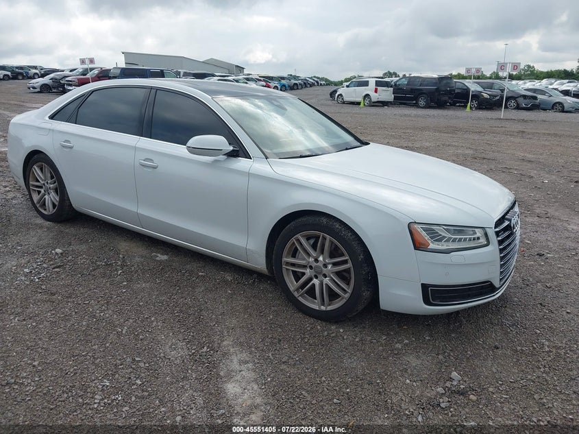 2016 Audi A8 VIN WAU34AFD3GN006399 IAAI salvage auction — NORMAL WEAR, Clear (Tennessee), sold $1,050 on 2026-07-23 (photo 1)