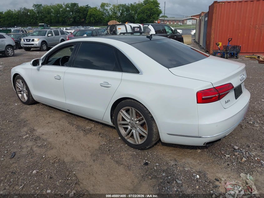 2016 Audi A8 VIN WAU34AFD3GN006399 IAAI salvage auction — NORMAL WEAR, Clear (Tennessee), sold $1,050 on 2026-07-23 (photo 3)