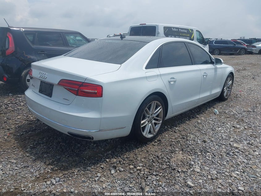 2016 Audi A8 VIN WAU34AFD3GN006399 IAAI salvage auction — NORMAL WEAR, Clear (Tennessee), sold $1,050 on 2026-07-23 (photo 4)
