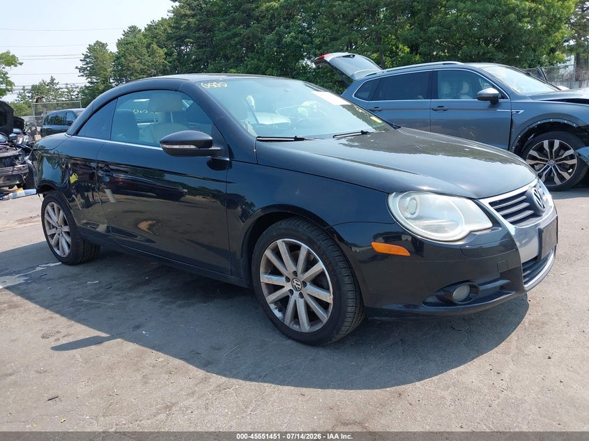 2010 Volkswagen Eos VIN WVWBA7AH8AV010105 IAAI salvage auction — REAR END, Mv-907A (New York), sold $400 on 2026-08-04 (photo 1)