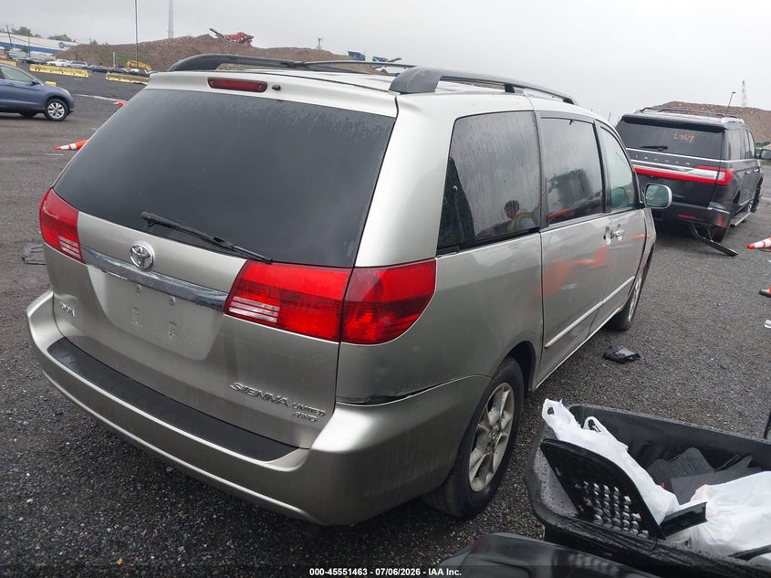 2004 Toyota Sienna VIN 5TDBA22C44S011420 IAAI salvage auction — NORMAL WEAR, Clear (New York), sold $600 on 2026-07-21 (photo 4)