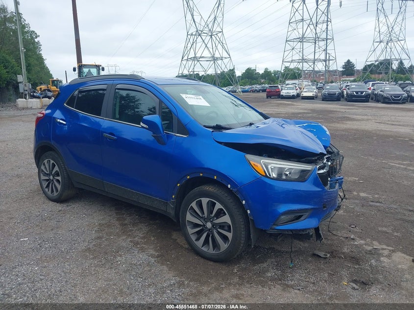 2018 Buick Encore VIN KL4CJFSB0JB640267 IAAI salvage auction — LEFT FRONT, Salvage (Pennsylvania), sold $425 on 2026-07-24 (photo 1)
