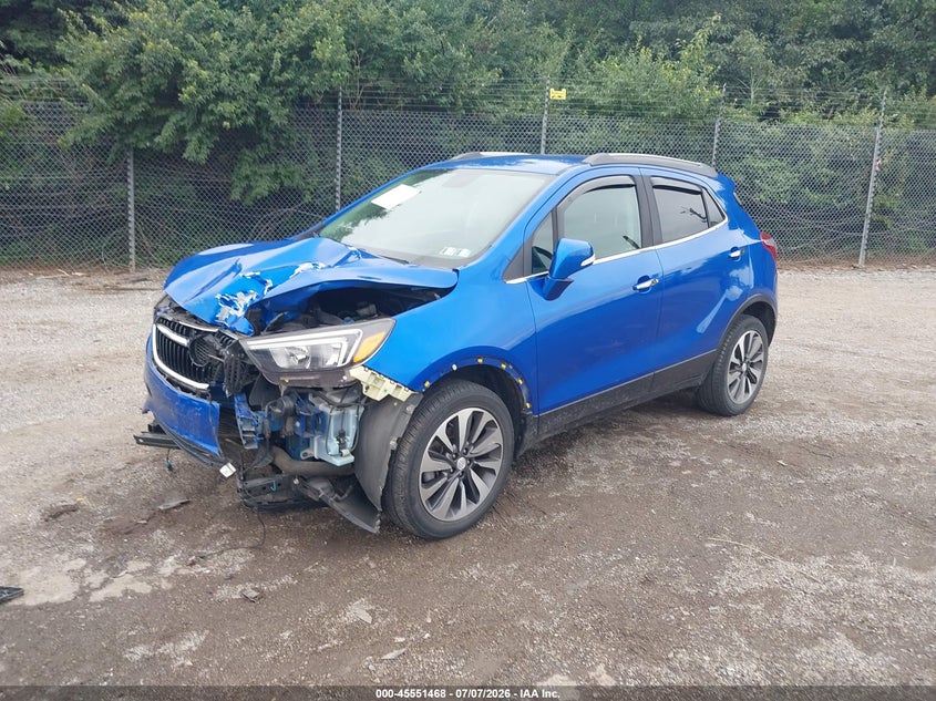 2018 Buick Encore VIN KL4CJFSB0JB640267 IAAI salvage auction — LEFT FRONT, Salvage (Pennsylvania), sold $425 on 2026-07-24 (photo 2)