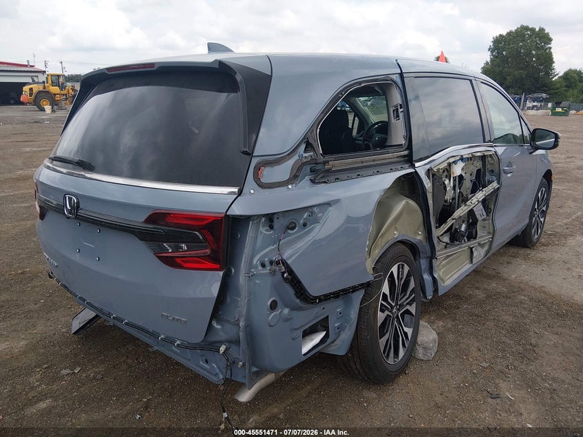 2026 Honda Odyssey VIN 5FNRL6H98TB048212 IAAI salvage auction — RIGHT SIDE, Salvage (Ohio), sold $17,600 on 2026-07-29 (photo 4)