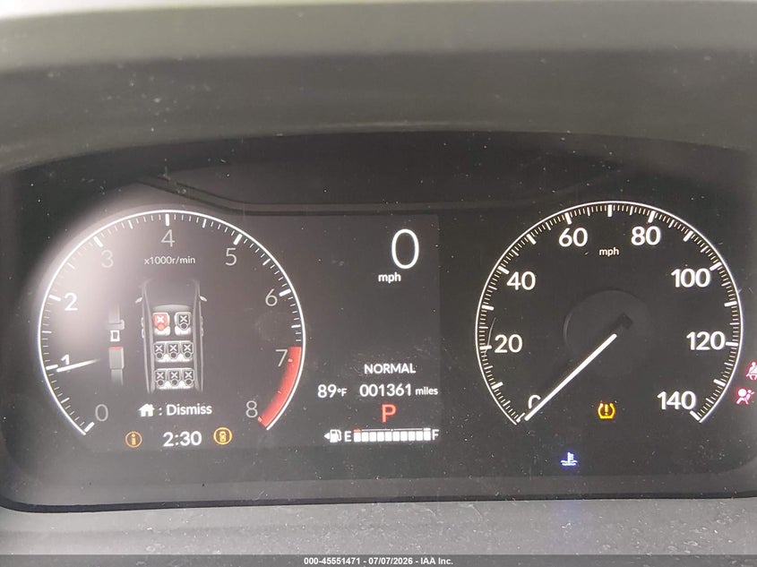 2026 Honda Odyssey VIN 5FNRL6H98TB048212 IAAI salvage auction — RIGHT SIDE, Salvage (Ohio), sold $17,600 on 2026-07-29 (photo 7)