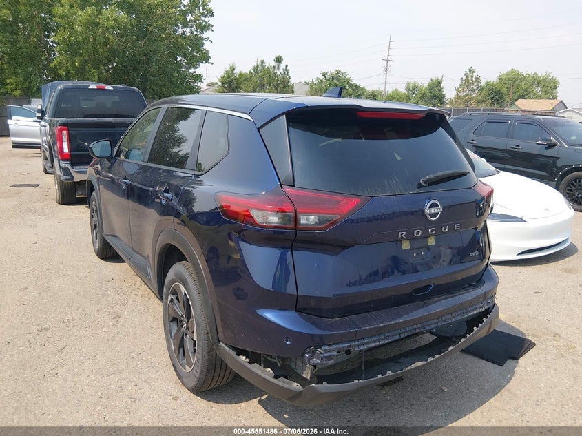 2025 Nissan Rogue VIN JN8BT3BBXSW160732 IAAI salvage auction — NORMAL WEAR, Enterprise Vehicles Clear Only (New Jersey), sold $15,150 on 2026-07-07 (photo 3)