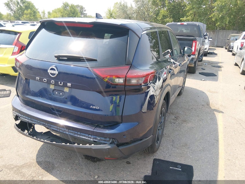 2025 Nissan Rogue VIN JN8BT3BBXSW160732 IAAI salvage auction — NORMAL WEAR, Enterprise Vehicles Clear Only (New Jersey), sold $15,150 on 2026-07-07 (photo 4)