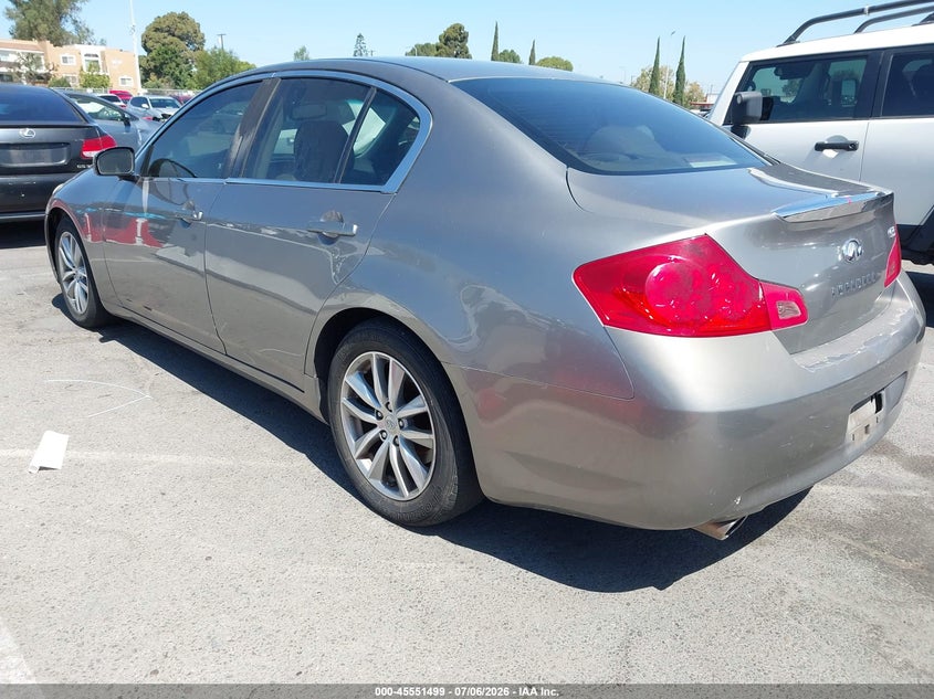 2007 Infiniti G35 VIN JNKBV61E07M717782 IAAI salvage auction — NORMAL WEAR, Salvage Title - Dealer (California), sold $525 on 2026-07-09 (photo 3)