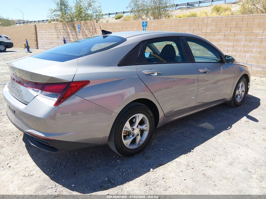 2023 Hyundai Elantra VIN KMHLL4AG1PU541743 IAAI salvage auction — SIDE, SF97 (California), sold $9,000 on 2026-08-25 (photo 4)