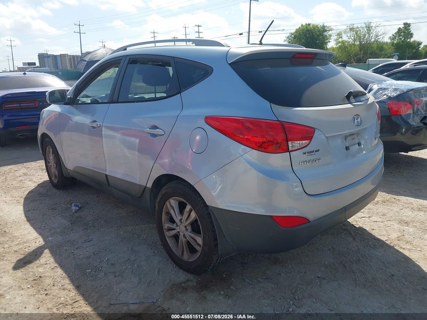 2013 Hyundai Tucson VIN KM8JU3AC3DU647280 IAAI salvage auction — NORMAL WEAR, Original (Texas), sold $1,600 on 2026-07-20 (photo 3)