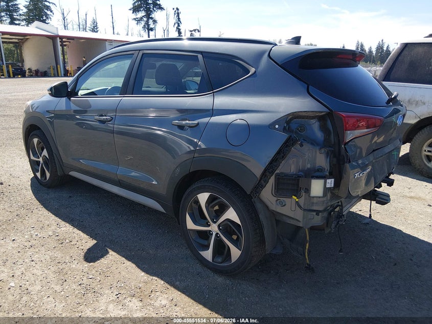 2018 Hyundai Tucson VIN KM8J3CA20JU744328 IAAI salvage auction — REAR END, Bill Of Sale (Washington), sold $225 on 2026-07-29 (photo 3)