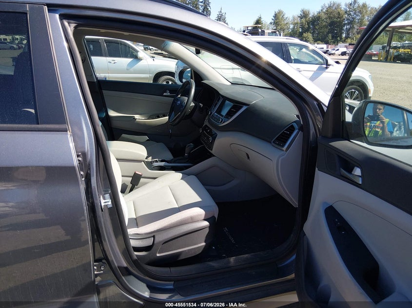 2018 Hyundai Tucson VIN KM8J3CA20JU744328 IAAI salvage auction — REAR END, Bill Of Sale (Washington), sold $225 on 2026-07-29 (photo 5)