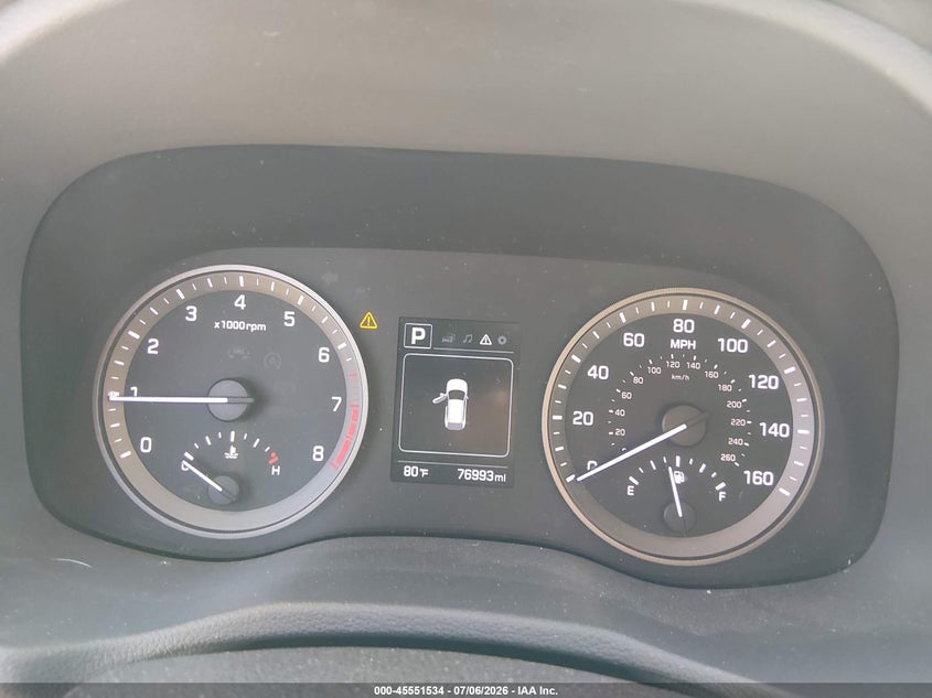 2018 Hyundai Tucson VIN KM8J3CA20JU744328 IAAI salvage auction — REAR END, Bill Of Sale (Washington), sold $225 on 2026-07-29 (photo 7)