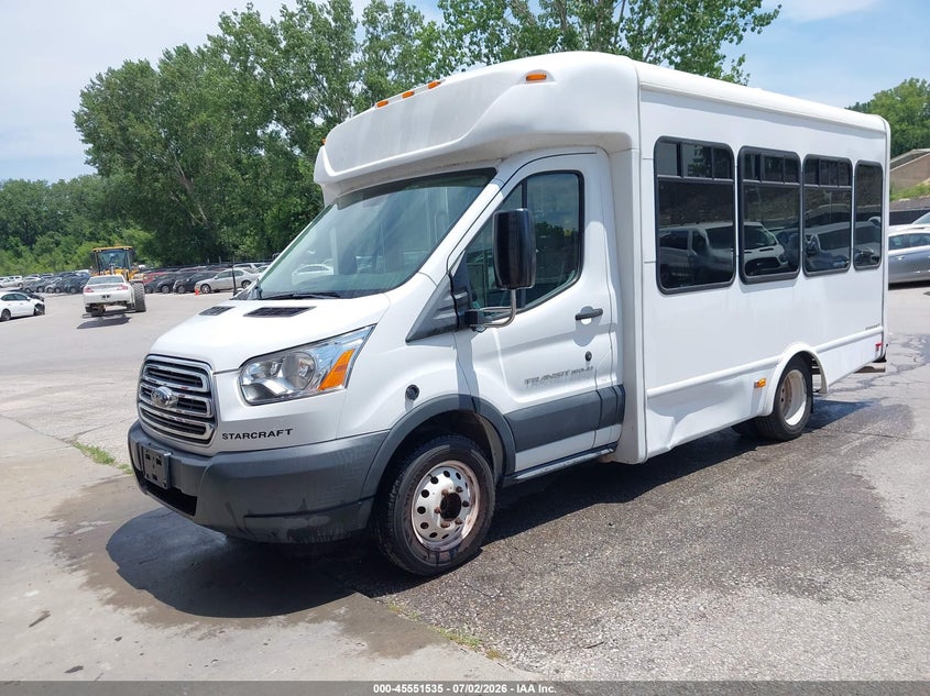 2018 Ford Transit-350 VIN 1FDES6PM2JKB31878 IAAI salvage auction — LEFT & RIGHT, Sf97 (Kansas), sold $18,100 on 2026-09-03 (photo 2)