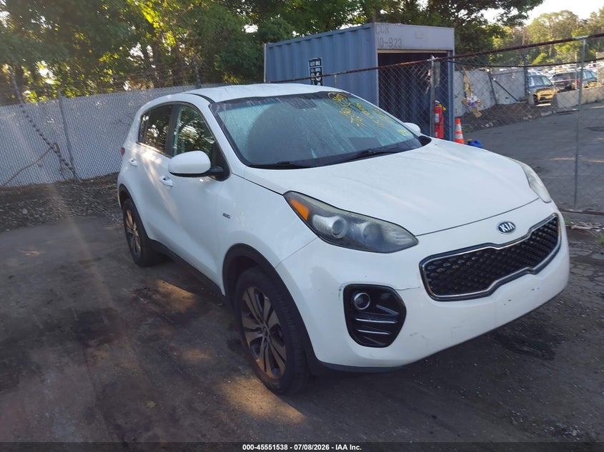 2019 Kia Sportage VIN KNDPMCAC3K7574583 IAAI salvage auction — REAR END, Mv-907A (New York), sold $2,250 on 2026-07-14 (photo 1)