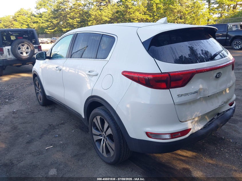 2019 Kia Sportage VIN KNDPMCAC3K7574583 IAAI salvage auction — REAR END, Mv-907A (New York), sold $2,250 on 2026-07-14 (photo 3)