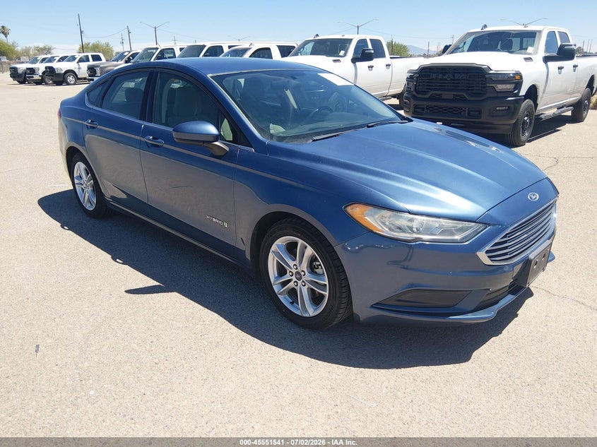 2018 Ford Fusion VIN 3FA6P0UU5JR198391 — IAAI salvage auction photo