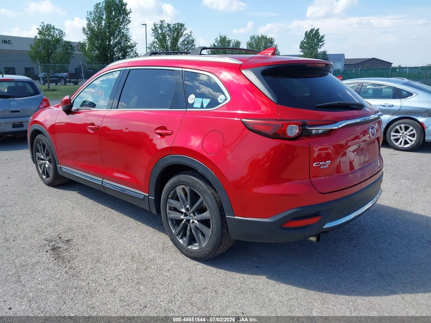 2016 Mazda Cx-9 VIN JM3TCBDY9G0110305 IAAI salvage auction — NORMAL WEAR, Clear (New York), sold $3,350 on 2026-07-14 (photo 3)