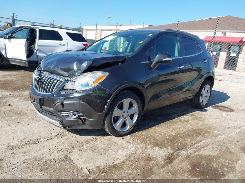 2015 Buick Encore VIN KL4CJFSB2FB265361 IAAI salvage auction — FRONT END, Clear (Wisconsin), sold $1,000 on 2026-07-21 (photo 2)