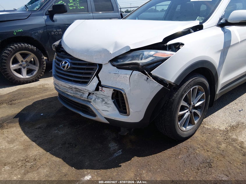 2019 Hyundai Santa fe VIN KM8SN4HF7KU298872 IAAI salvage auction — FRONT END, Salvage (Louisiana), sold $2,150 on 2026-07-19 (photo 6)