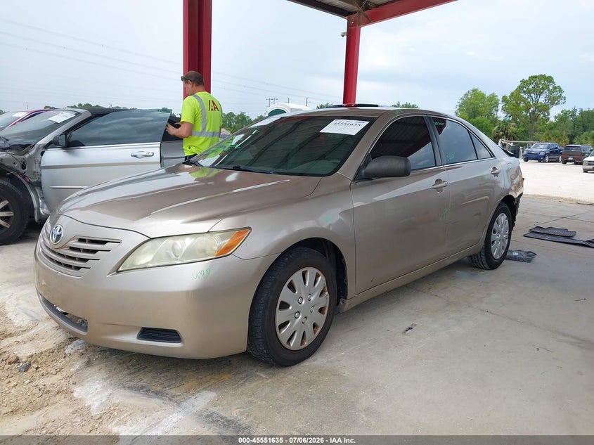 2007 Toyota Camry VIN JTNBE46K973073236 IAAI salvage auction — REAR END, Rebuildable (Florida), sold $325 on 2026-07-21 (photo 2)