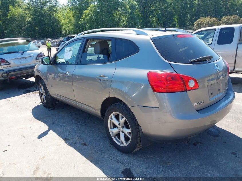 2009 Nissan Rogue VIN JN8AS58V09W161068 IAAI salvage auction — FRONT END, Salvage (Connecticut), sold $400 on 2026-07-23 (photo 3)