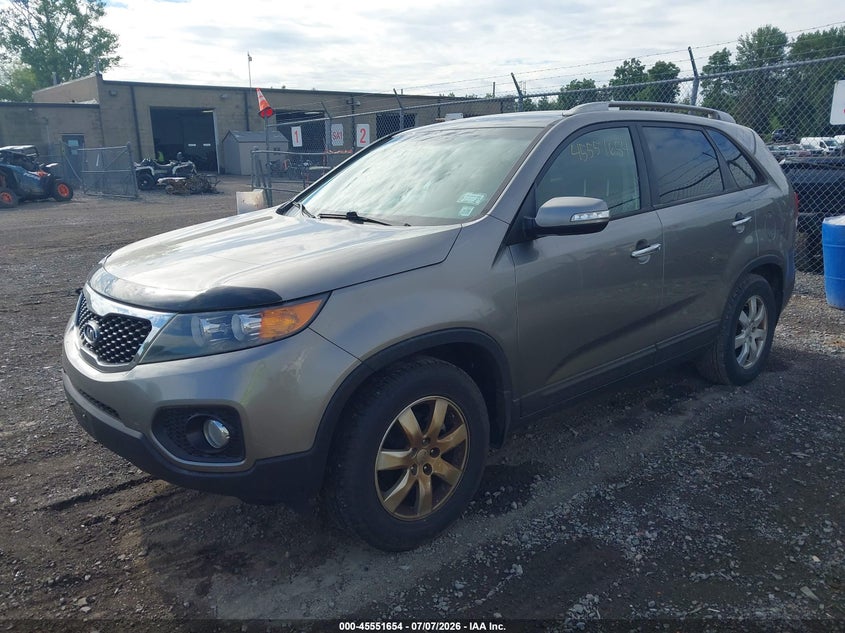 2012 Kia Sorento VIN 5XYKT3A61CG301315 IAAI salvage auction — NORMAL WEAR, Clear (New York), sold $1,175 on 2026-07-16 (photo 2)