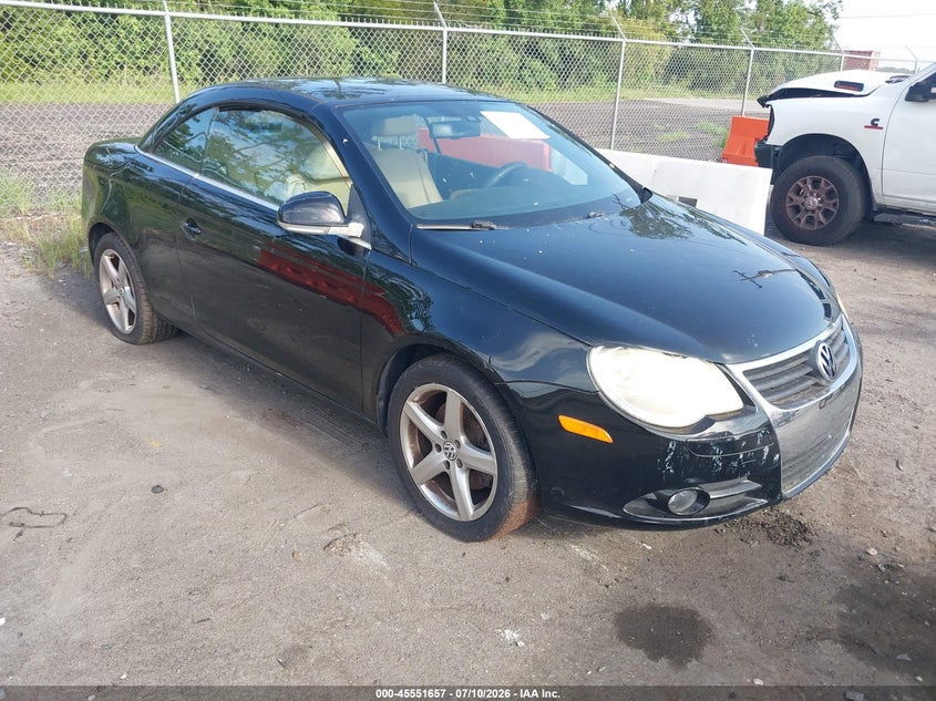 2007 Volkswagen Eos VIN WVWDA71F77V049008 IAAI salvage auction — NORMAL WEAR, Clear (Florida), sold $300 on 2026-07-21 (photo 1)
