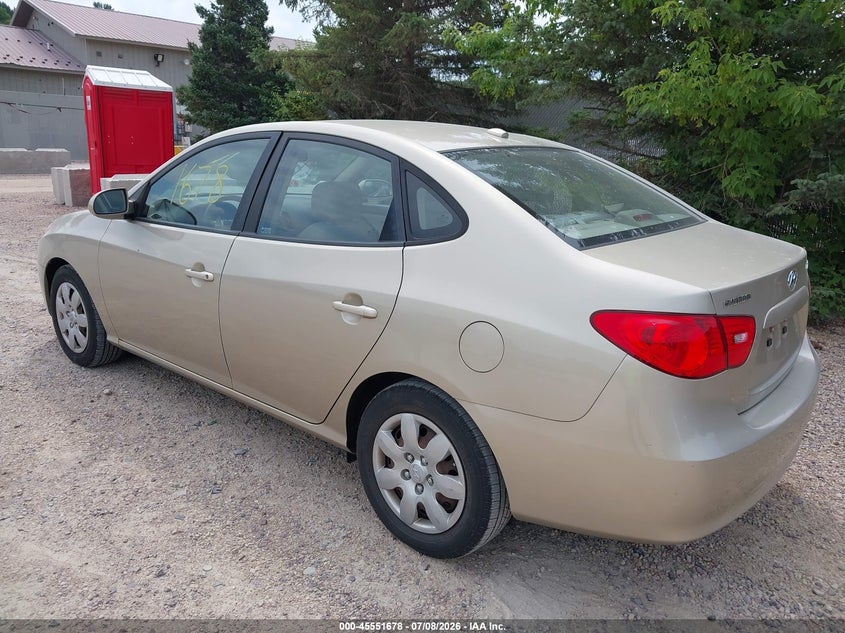 2007 Hyundai Elantra VIN KMHDU46D37U162548 IAAI salvage auction — HAIL, Junk Bill Of Sale Mv2459 (Wisconsin), sold $175 on 2026-07-15 (photo 3)