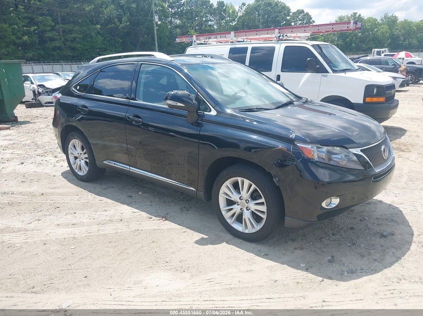 2012 Lexus Rx 450h VIN JTJBC1BA3C2047265 IAAI salvage auction — LEFT & RIGHT, Clear (Georgia), sold $3,500 on 2026-07-25 (photo 1)