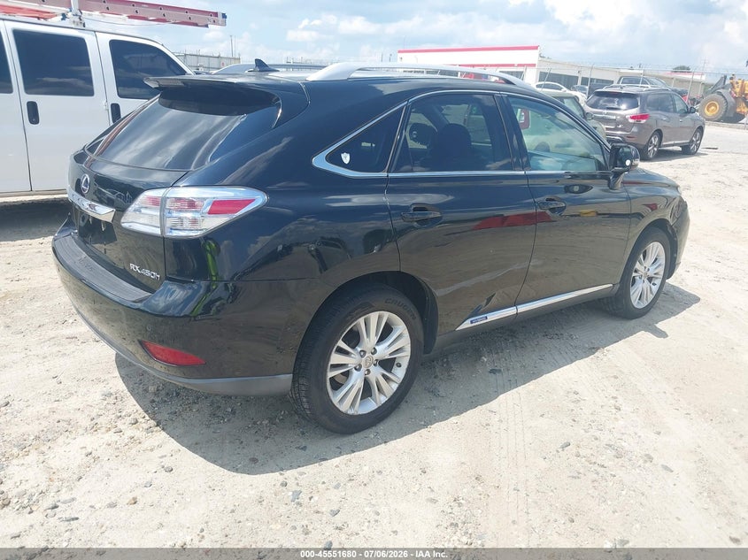 2012 Lexus Rx 450h VIN JTJBC1BA3C2047265 IAAI salvage auction — LEFT & RIGHT, Clear (Georgia), sold $3,500 on 2026-07-25 (photo 4)