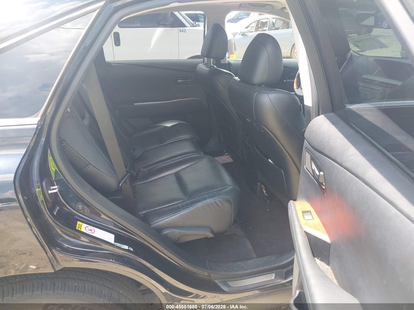 2012 Lexus Rx 450h VIN JTJBC1BA3C2047265 IAAI salvage auction — LEFT & RIGHT, Clear (Georgia), sold $3,500 on 2026-07-25 (photo 8)