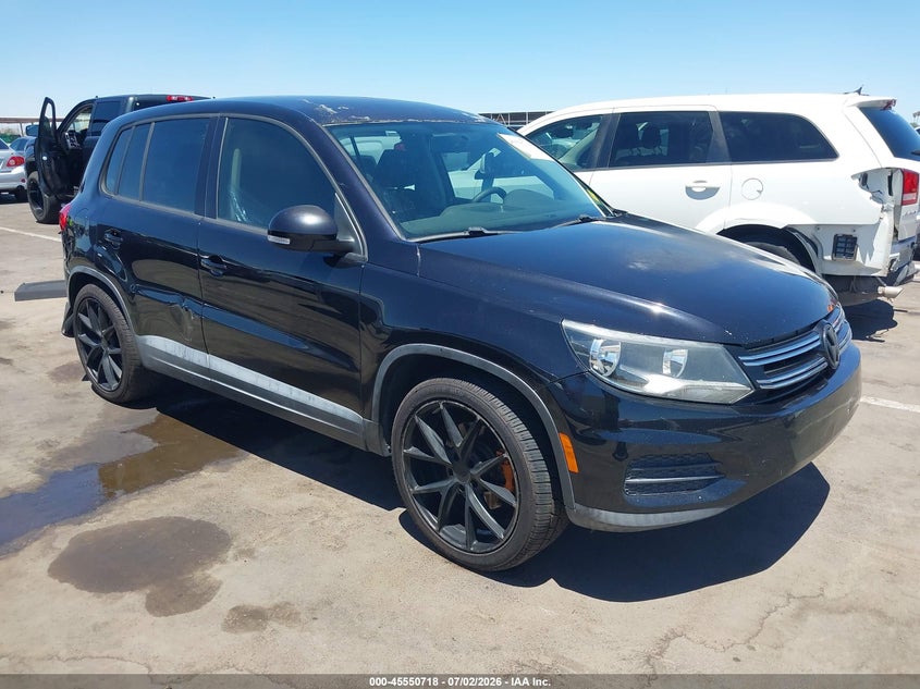 2013 Volkswagen Tiguan VIN WVGAV7AX8DW544870 IAAI salvage auction — LEFT REAR, Salvage (Arizona), sold $25 on 2026-07-28 (photo 1)