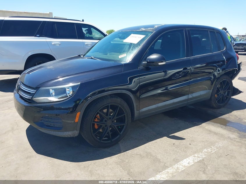 2013 Volkswagen Tiguan VIN WVGAV7AX8DW544870 IAAI salvage auction — LEFT REAR, Salvage (Arizona), sold $25 on 2026-07-28 (photo 2)