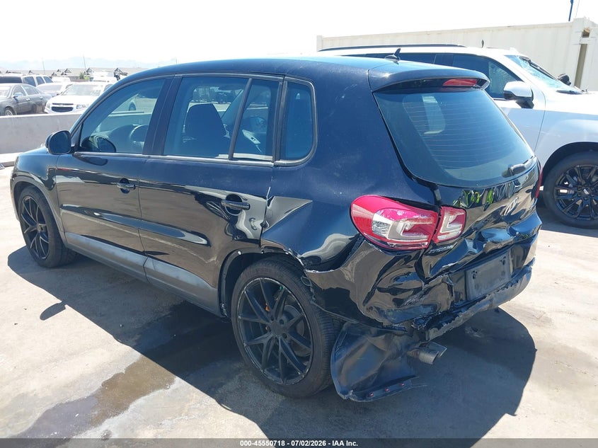 2013 Volkswagen Tiguan VIN WVGAV7AX8DW544870 IAAI salvage auction — LEFT REAR, Salvage (Arizona), sold $25 on 2026-07-28 (photo 3)