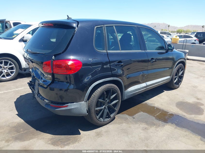 2013 Volkswagen Tiguan VIN WVGAV7AX8DW544870 IAAI salvage auction — LEFT REAR, Salvage (Arizona), sold $25 on 2026-07-28 (photo 4)