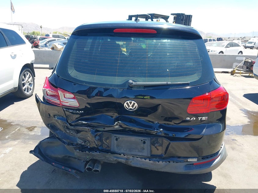 2013 Volkswagen Tiguan VIN WVGAV7AX8DW544870 IAAI salvage auction — LEFT REAR, Salvage (Arizona), sold $25 on 2026-07-28 (photo 6)